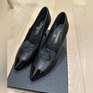 Chanel Heels with Pearls